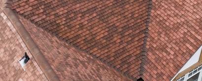 Tiled roof Valley